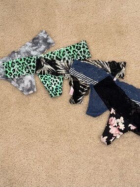 PINK Victoria Secret Women's Thong Lace Panties 5pk, Sz S